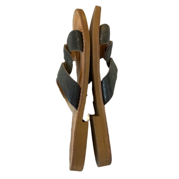 Cocobelle Aloha Slip On Open Toe Sandals Olive Green Women’s Shoes Size 8.5 - Picture 5 of 7